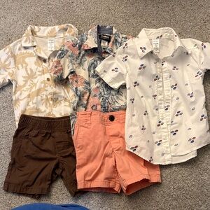 Carter's and OshKosh Kids' Tropical and Patterned Shirt Set